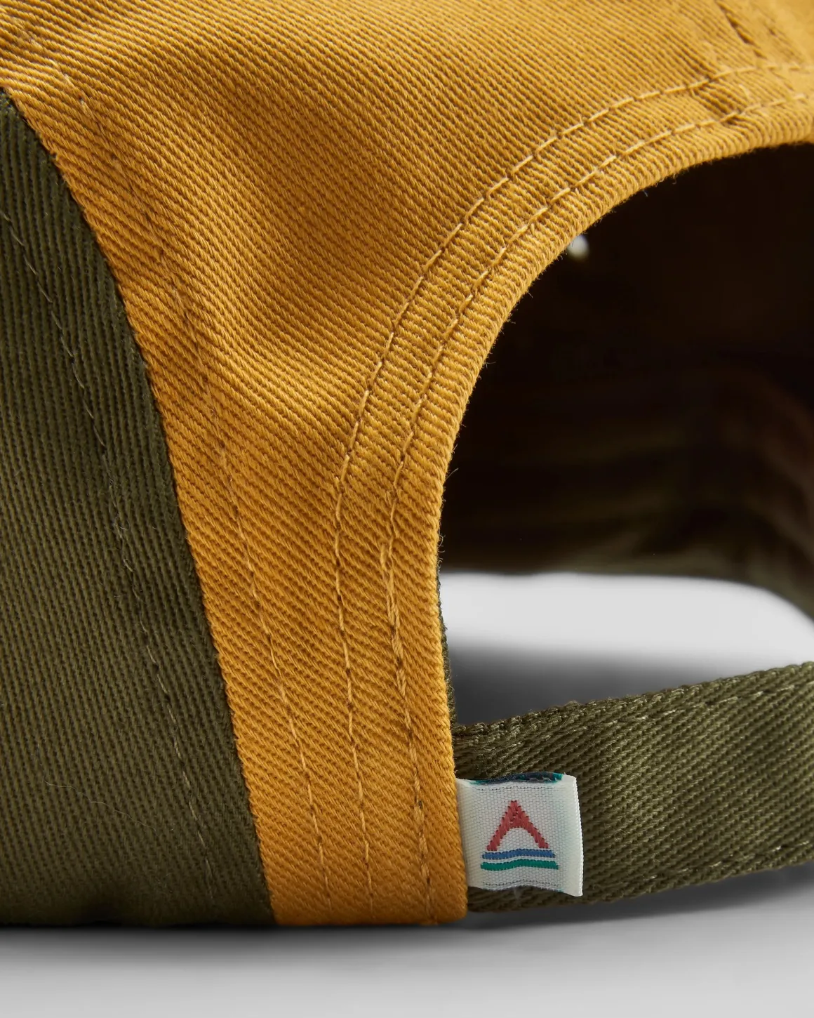 Casquette 5 Panneaux Recyclée Waves u0026 Trees - Kaki