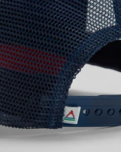 Casquette Heritage Mesh - Marine/Rouge Épicé