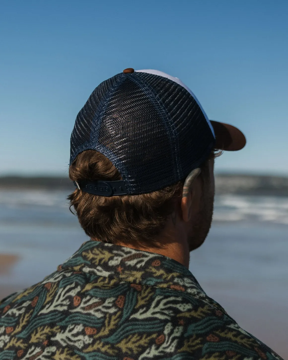 Casquette Odyssey Mesh Snapback - Rich Navy/Rubber