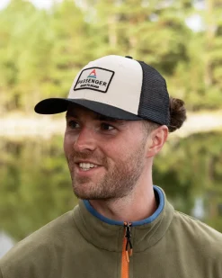 Casquette Trucker en Coton Recyclé - Noir/Blanc