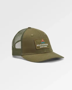 Casquette Trucker en coton recyclé - Kaki