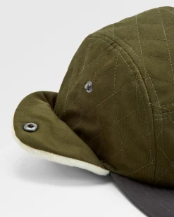 Chapeau doublé en polaire recyclée Nightfall - Olive poussiéreux
