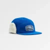 Chapeau en coton recyclé doublé sherpa - Bleu Azur
