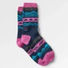 Chaussettes bio à motif d'ortie - Rich Navy