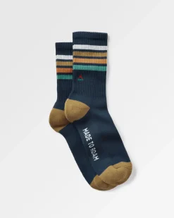 Chaussettes Bio Mi-Lourdes - Marine