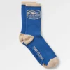 Chaussettes bio mi-épaisse - Moonlight Blue