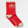 Chaussettes bio mi-épaisseur - Rouge Ocre
