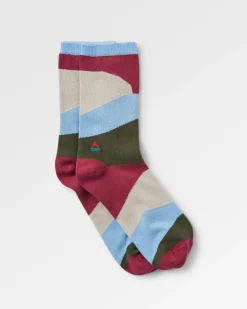 Chaussettes Bio Vista - Rhubarbe