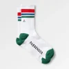 Chaussettes Classiques Biologiques à Poids Moyen - Blanc