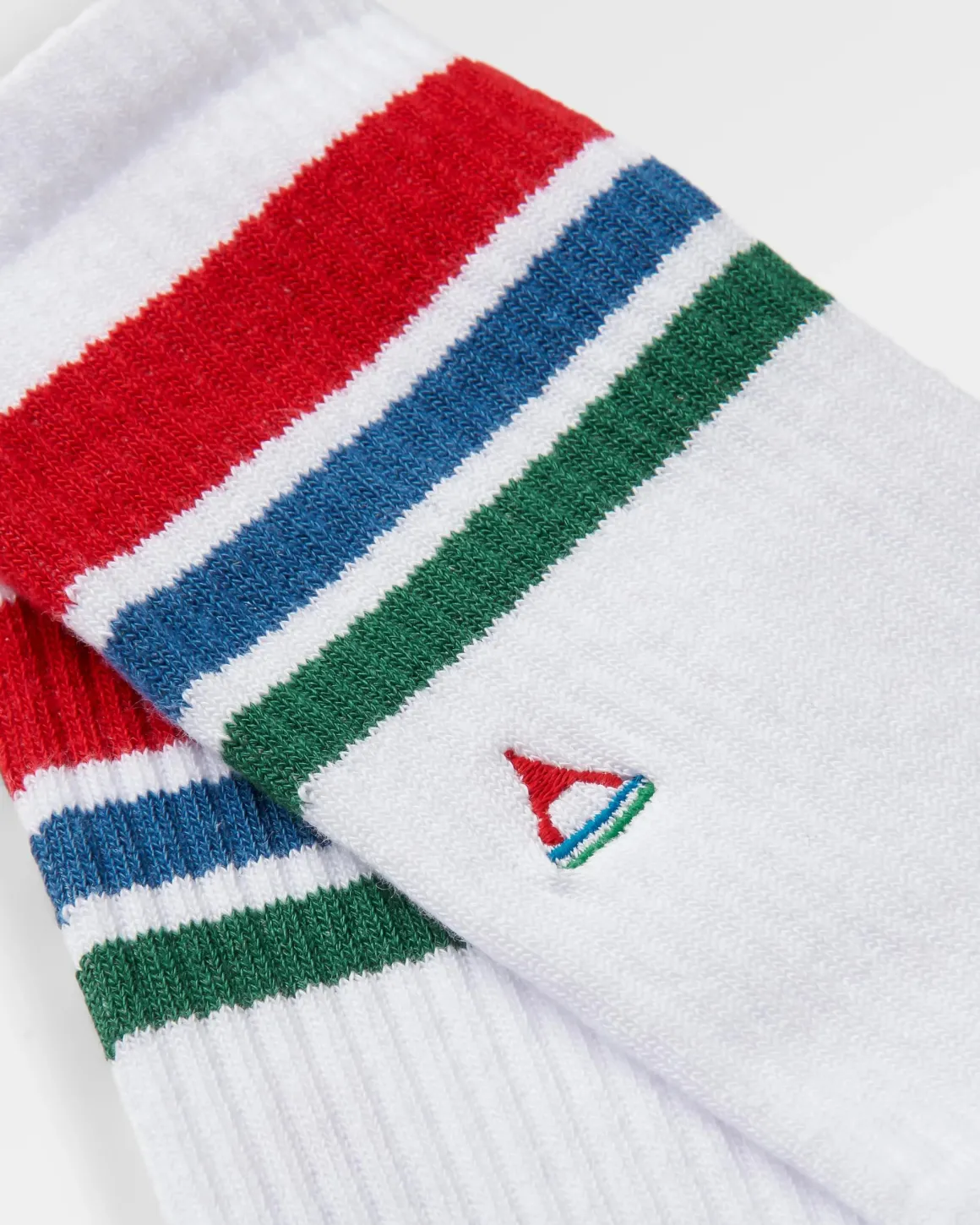 Chaussettes Classiques Biologiques à Poids Moyen - Blanc