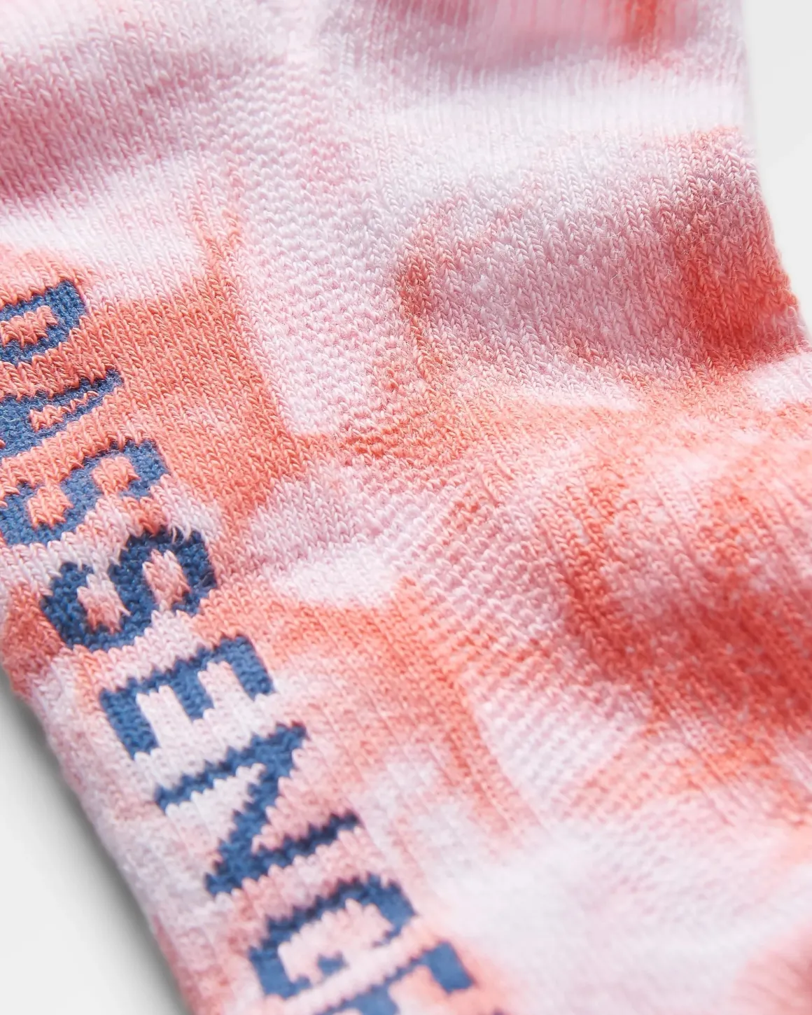 Chaussettes de Sport Bio - Tie Dye Coquille Rose