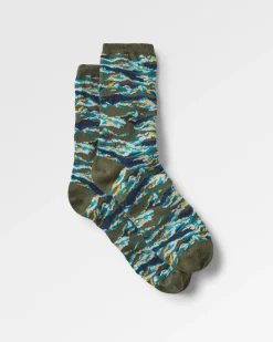 Chaussettes Midweight Bio - Khaki