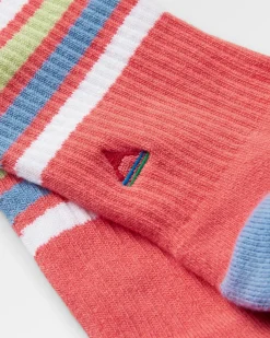 Chaussettes mi-épaisse bio - Rose coquillage