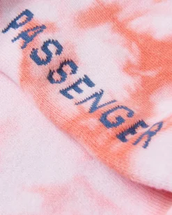 Chaussettes mi-épaisseur bio - Tie Dye Shell Pink