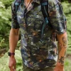 Chemise Active Recyclée 365 - Palm Camo Abricot