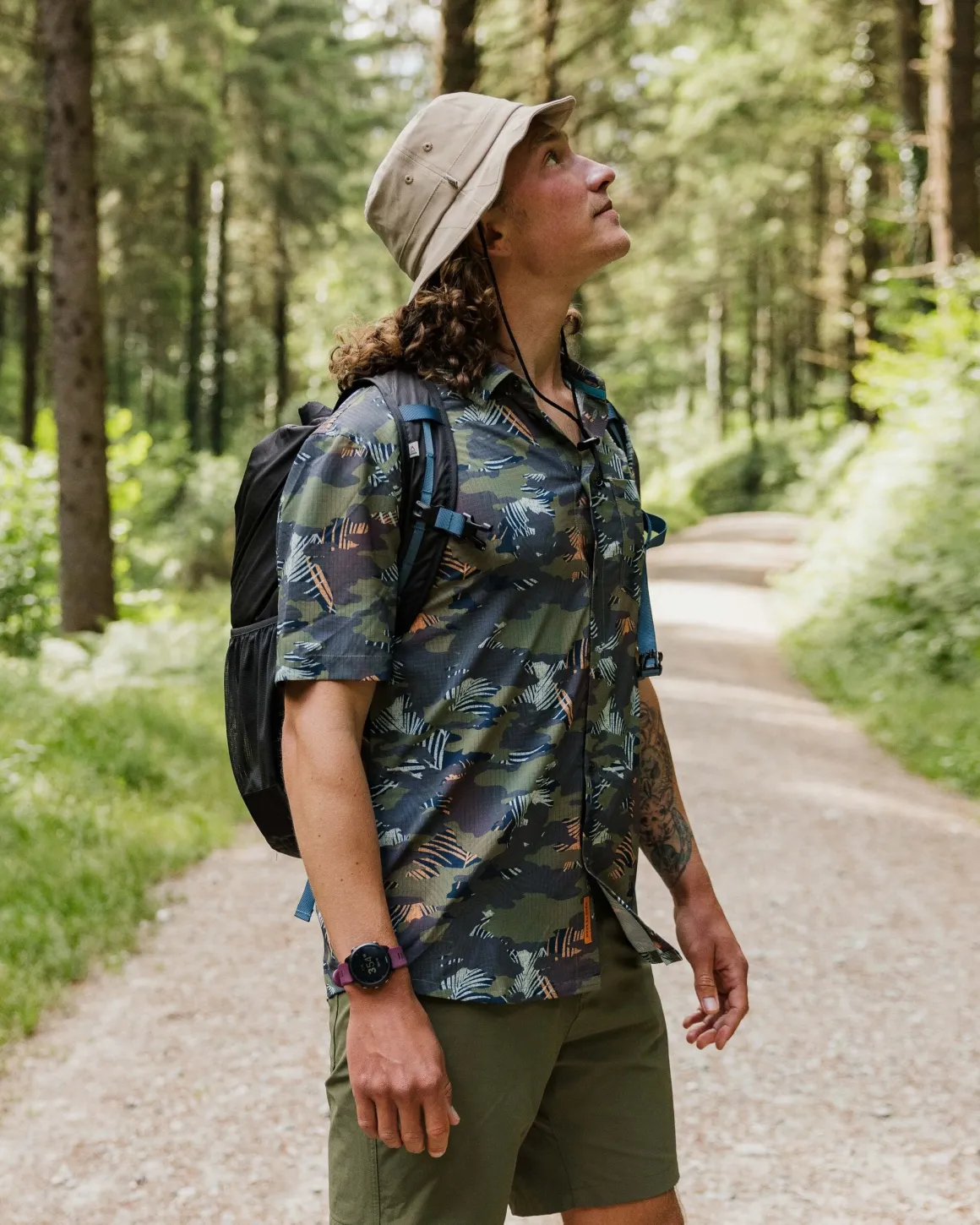 Chemise Active Recyclée 365 - Palm Camo Abricot