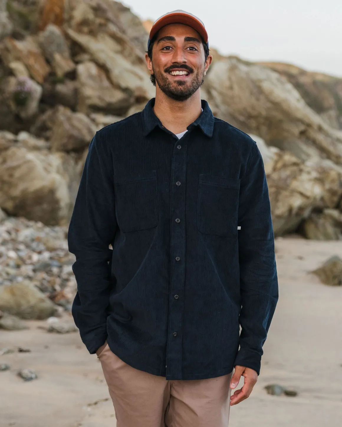 Chemise Backcountry Cord - Bleu Marine Profond