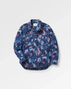 Chemise bio à manches longues Coral - Sycamore Camo