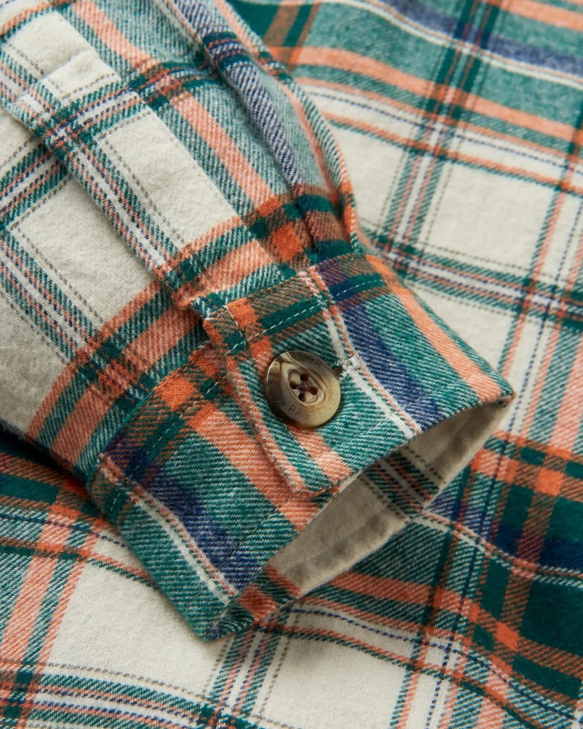 Chemise bio à manches longues Rootsy - Birch/Rain Forest Check