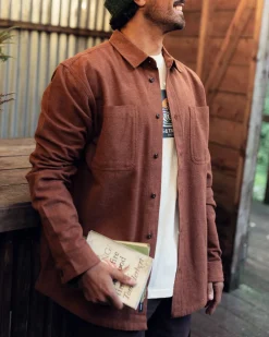 Chemise en flanelle Backcountry - Cappuccino/Dusty Ochre
