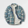 Chemise en polaire recyclée Orion - Oatmeal/Arctic Check