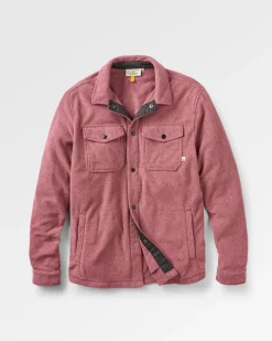 Chemise en Polaire Recyclée Maple - Vin Chiné