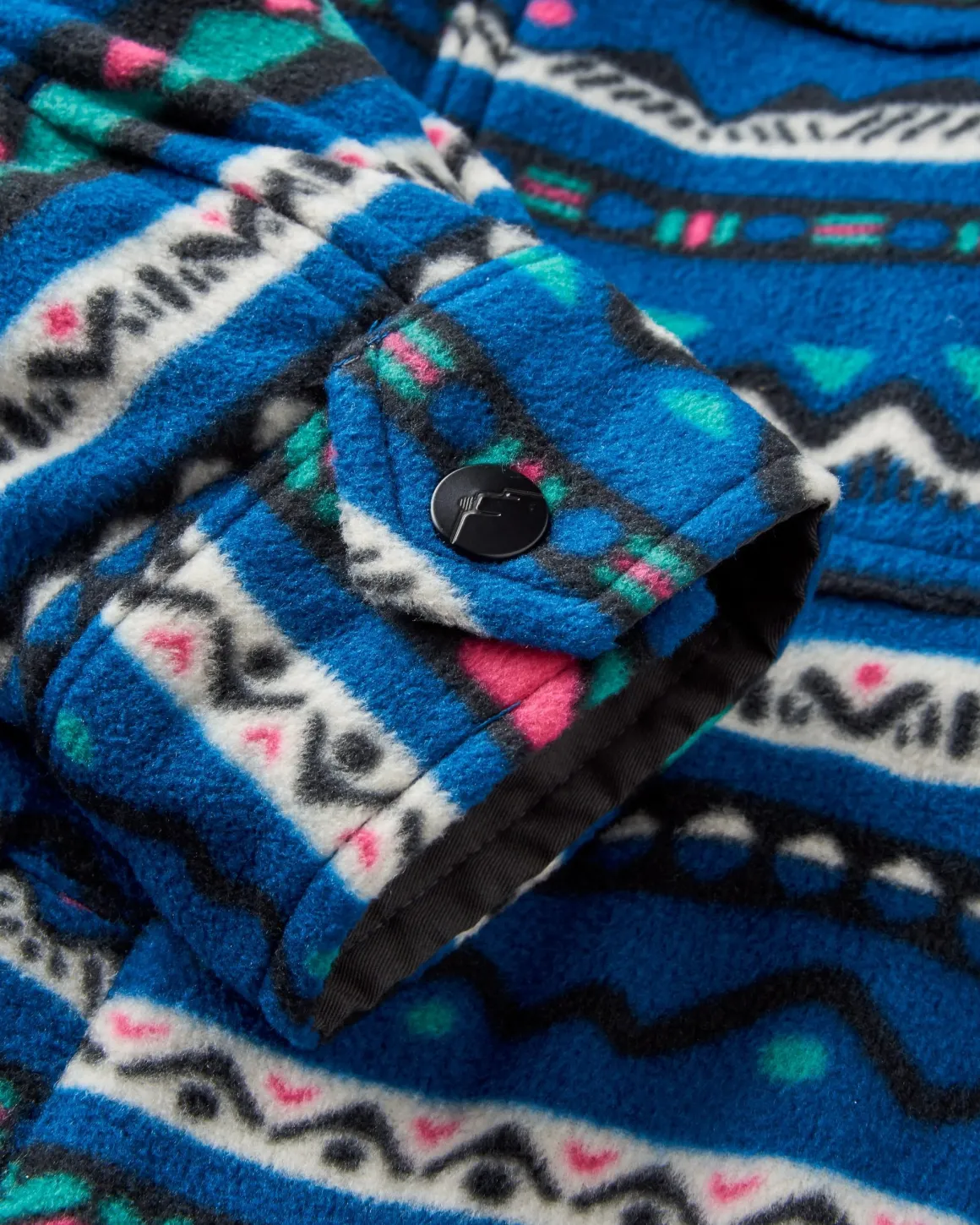 Chemise en Polaire Recyclée de l'Est - Montagne Géo Marée Bleue