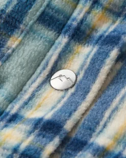 Chemise en polaire recyclée Orion - Oatmeal/Arctic Check