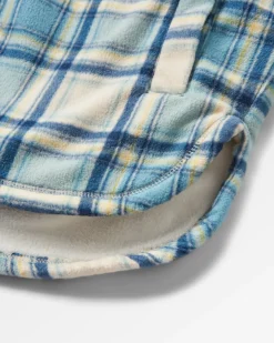 Chemise en polaire recyclée Orion - Oatmeal/Arctic Check