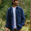 Chemise en polaire Sherpa recyclée Backcountry - Rich Navy