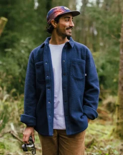 Chemise en polaire Sherpa recyclée Backcountry - Rich Navy
