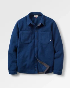 Chemise en polaire Sherpa recyclée Backcountry - Rich Navy