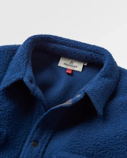 Chemise en polaire Sherpa recyclée Backcountry - Rich Navy