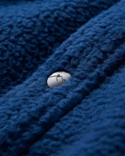 Chemise en polaire Sherpa recyclée Backcountry - Rich Navy