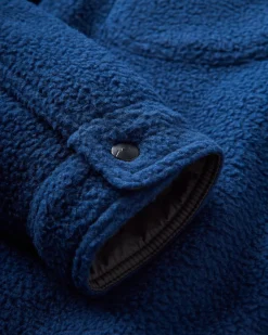 Chemise en polaire Sherpa recyclée Backcountry - Rich Navy