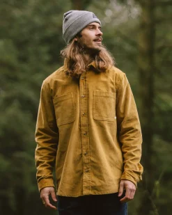 Chemise en velours côtelé Backcountry - Or Moutarde