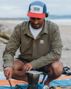 Chemise Stretch Traveller - Kaki