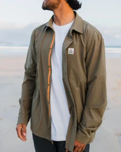 Chemise Stretch Traveller - Kaki