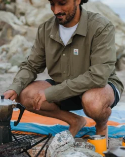Chemise Stretch Traveller - Kaki