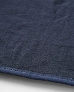 Clover Sherpa Fleece Doublé Coton Recyclé - Motif Camo Bleu Profond