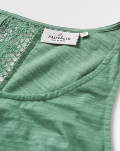 Combinaison en coton recyclé Eva - Lierre foncé