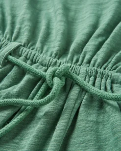 Combinaison en coton recyclé Eva - Lierre foncé