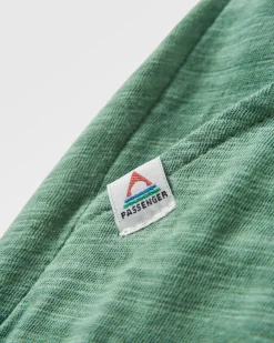 Combinaison en coton recyclé Eva - Lierre foncé