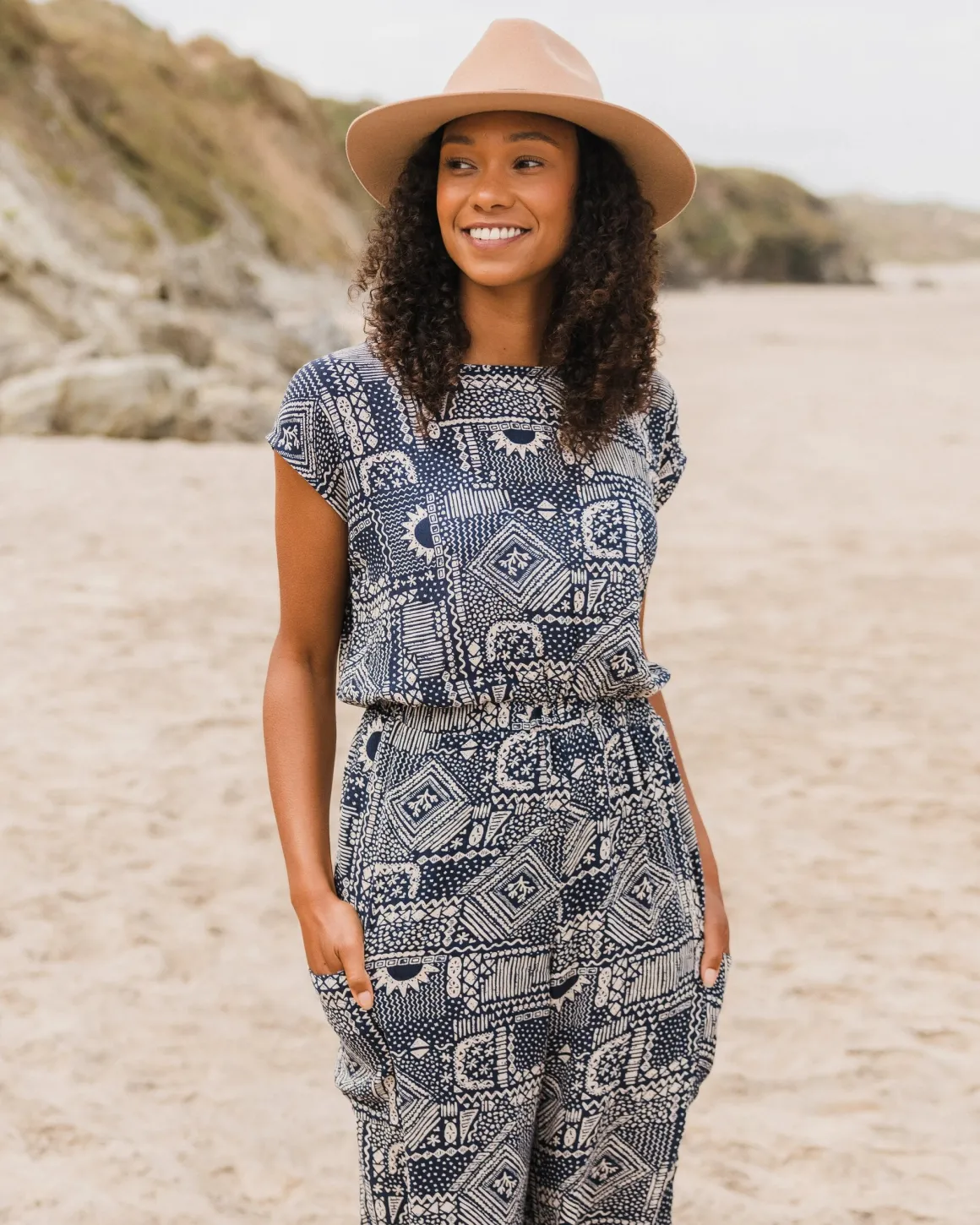 Combinaison Thimbleberry - Patchwork Vintage Navy