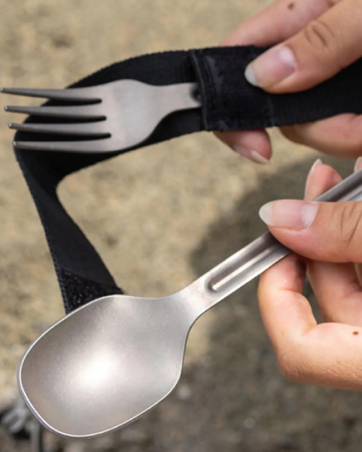 Couverts en titane Wolf u0026 Grizzly - Argenté