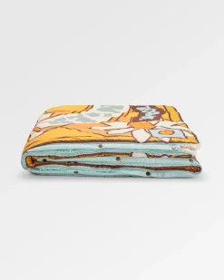 Couverture Sherpa Recyclée de Cabine - Motif Saisonnier/ Bouleau