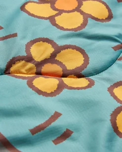 Couverture Sherpa Recyclée de Cabine - Motif Saisonnier/ Bouleau