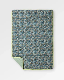 Couverture Van Recyclée en Ripstop - Abstrait Algues Pistache