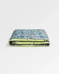 Couverture Van Recyclée en Ripstop - Abstrait Algues Pistache