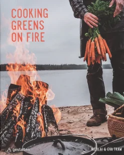 Cuisiner des légumes verts en feu